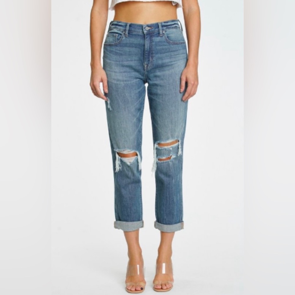 Rocky High Rise Boyfriend Jeans by Eunina